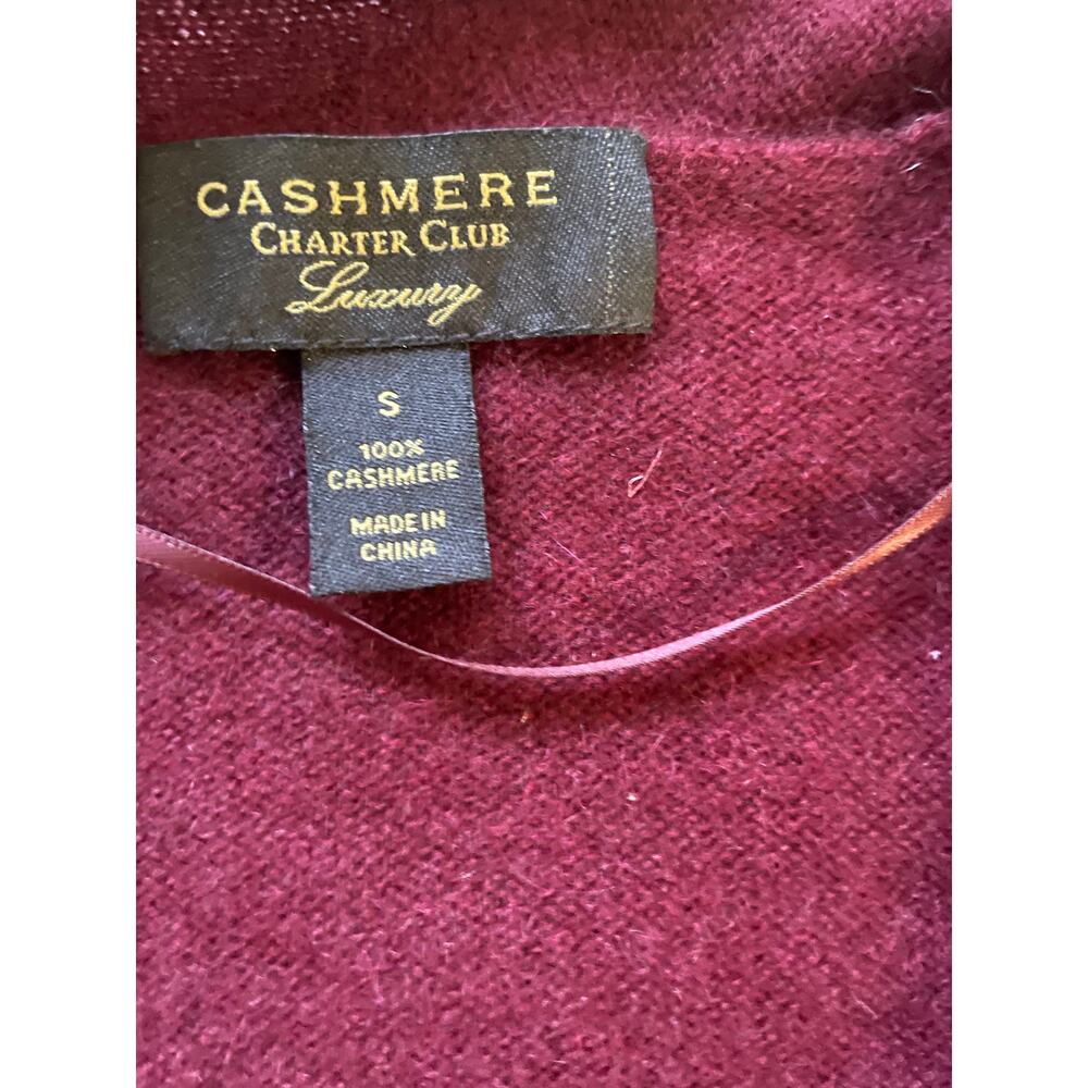 Cashmere Luxury Womens/Teen Soft Faux Pearl Cardigan Size Small Timeless - Picture 3 of 9